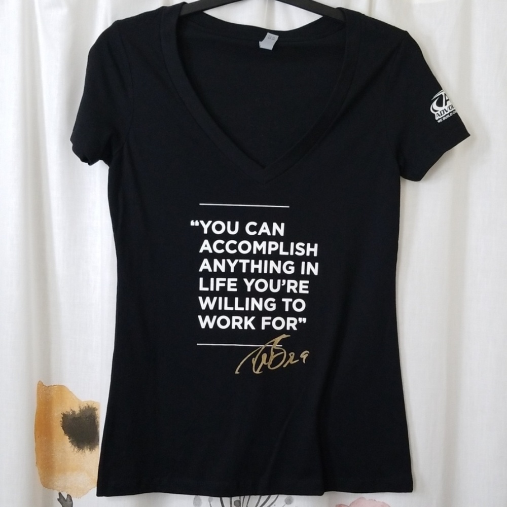 Advocare Drive It Like Drew Tee Size Med